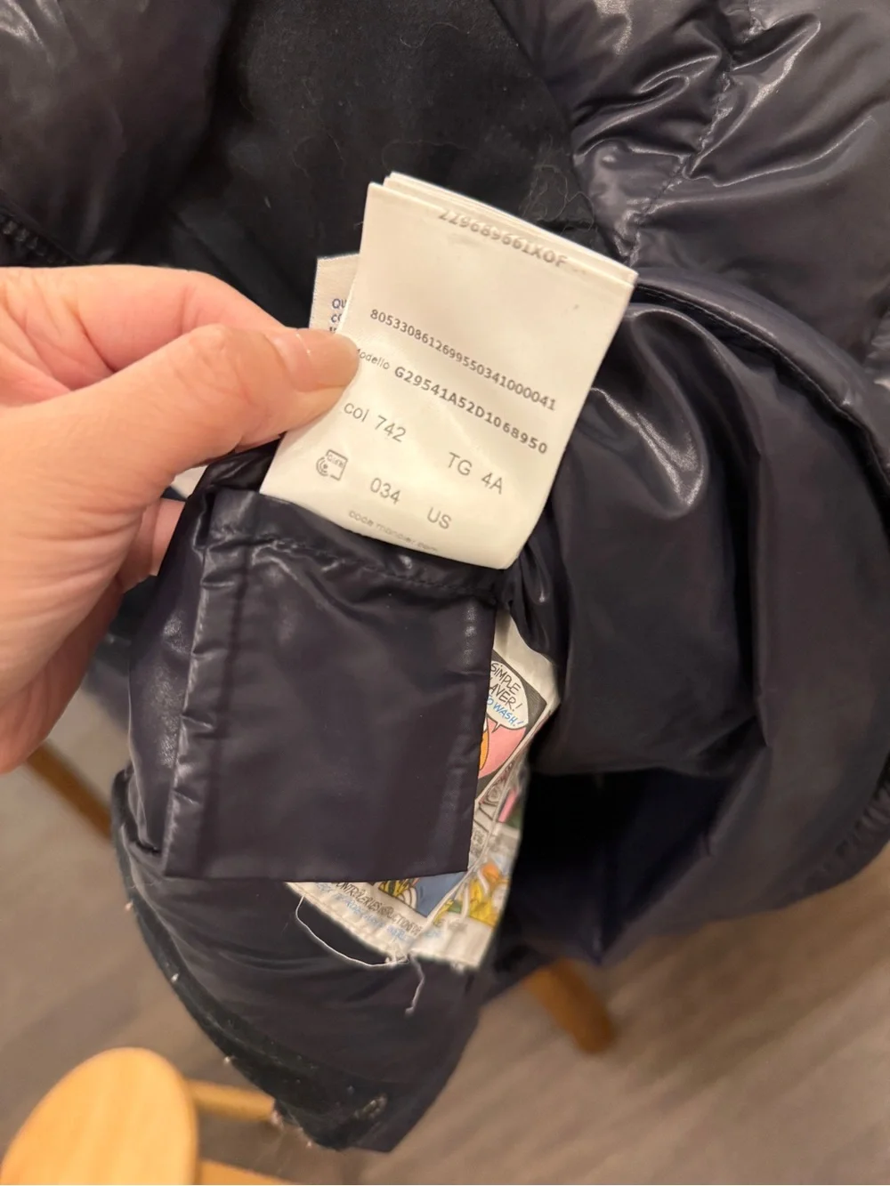 Moncler Kids Puffer & Wool Hybrid Jacket